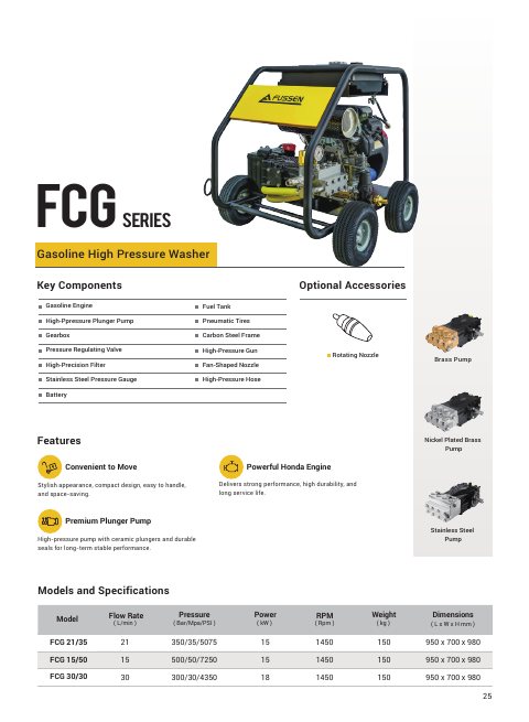 FCG Series datasheet
