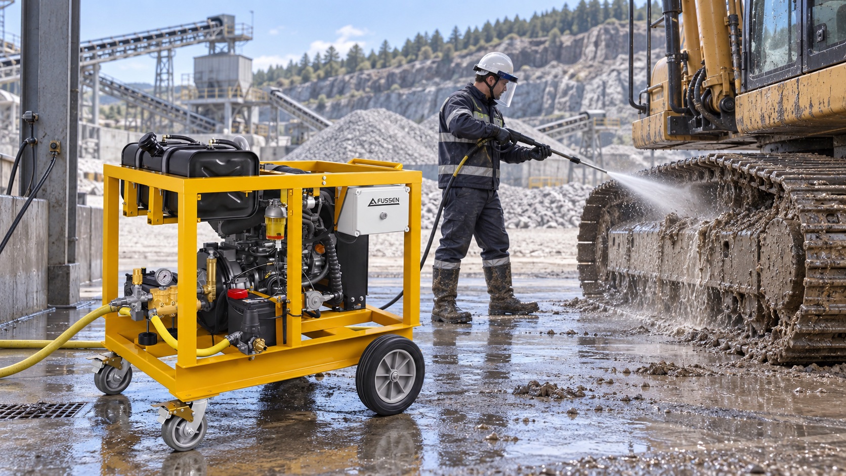 Heavy Machinery & Mining – Fussen high pressure washer
