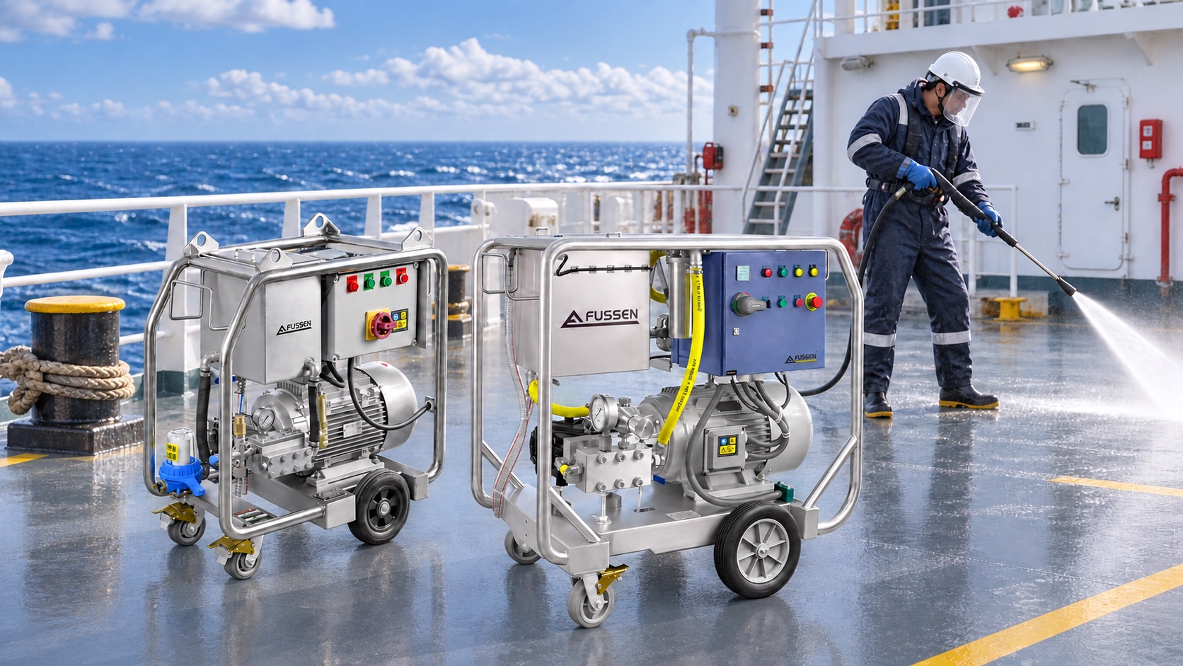 Ship & Dockyard Cleaning – Fussen high pressure washer