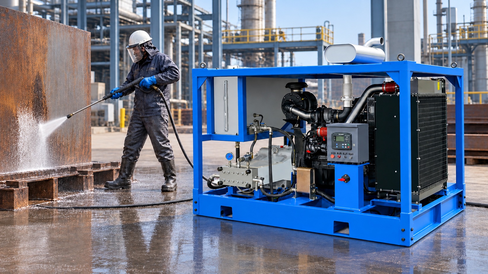 Rust & Paint Removal – Fussen high pressure washer