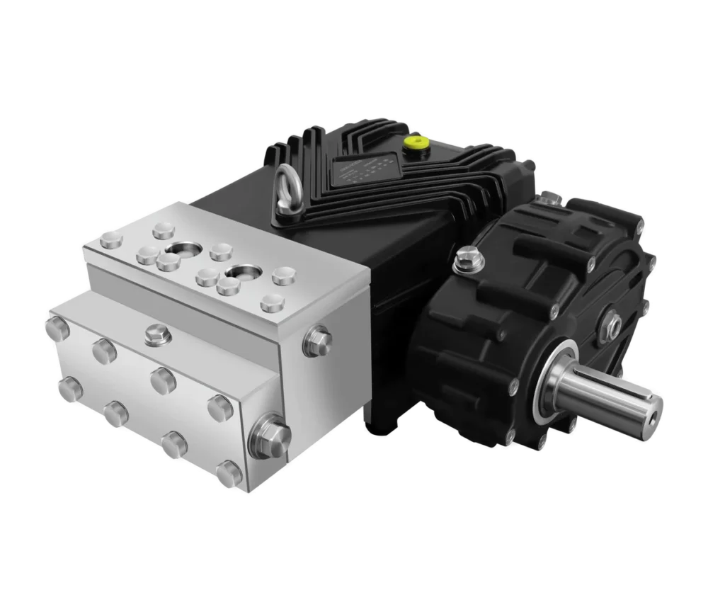 Fussen FEK-G stainless steel plunger pump with gearbox