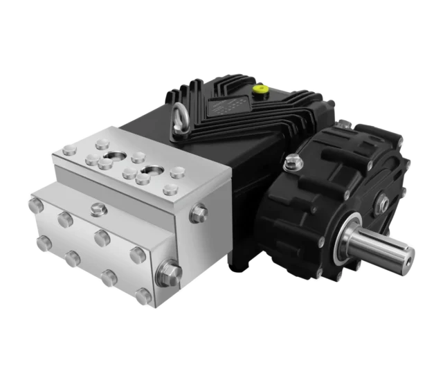 Fussen FEK-G stainless steel plunger pump with gearbox