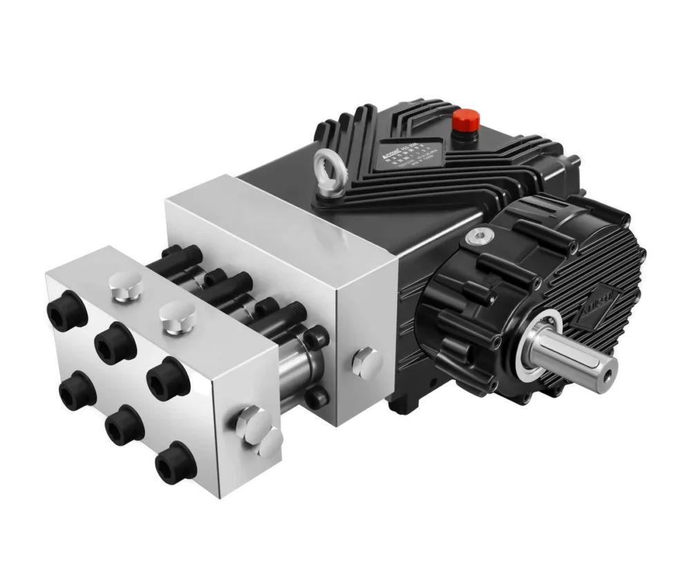Fussen FES-G stainless steel plunger pump with gearbox