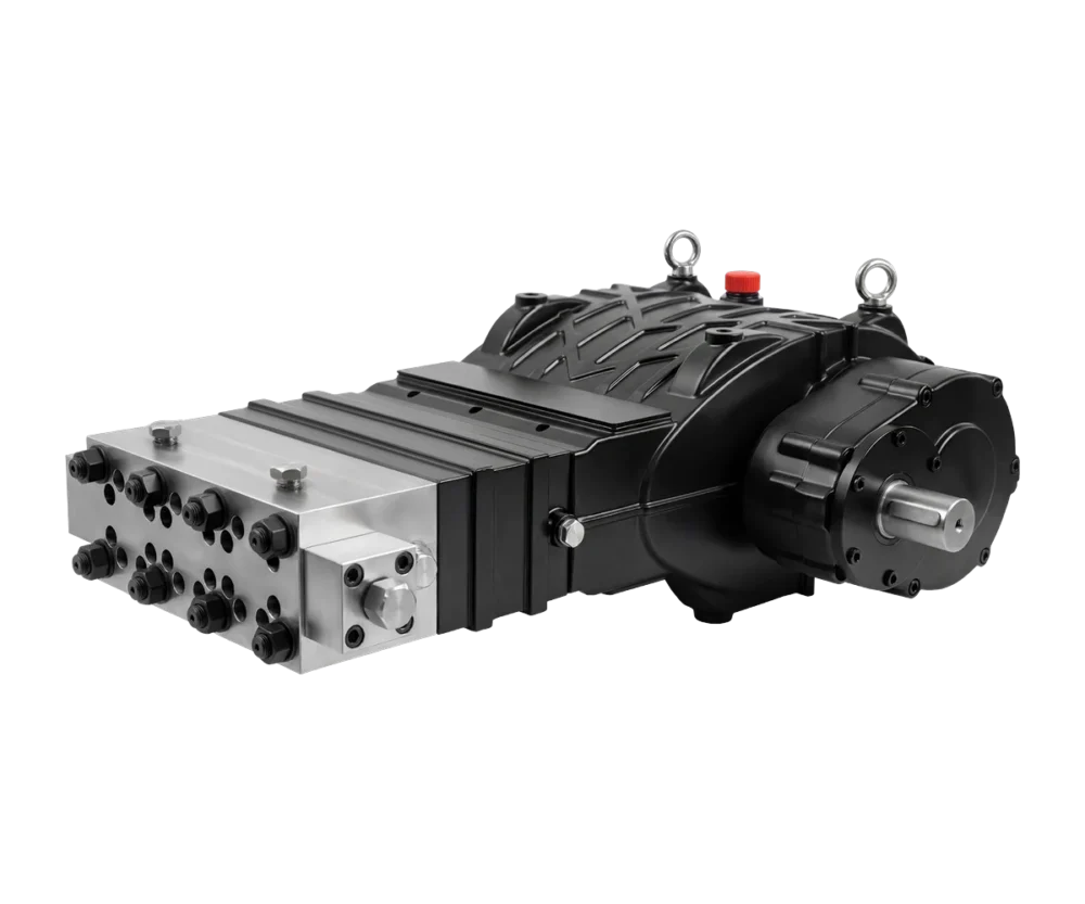 Fussen FFS-G stainless steel plunger pump with gearbox