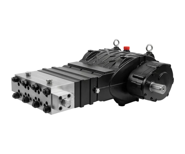 Fussen FFS-G stainless steel plunger pump with gearbox