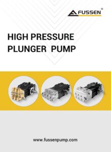 Cover of the Fussen high pressure plunger pump catalog